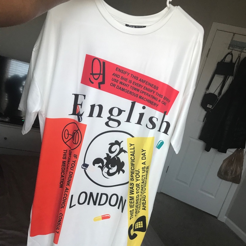 Oversized T-shirt dress